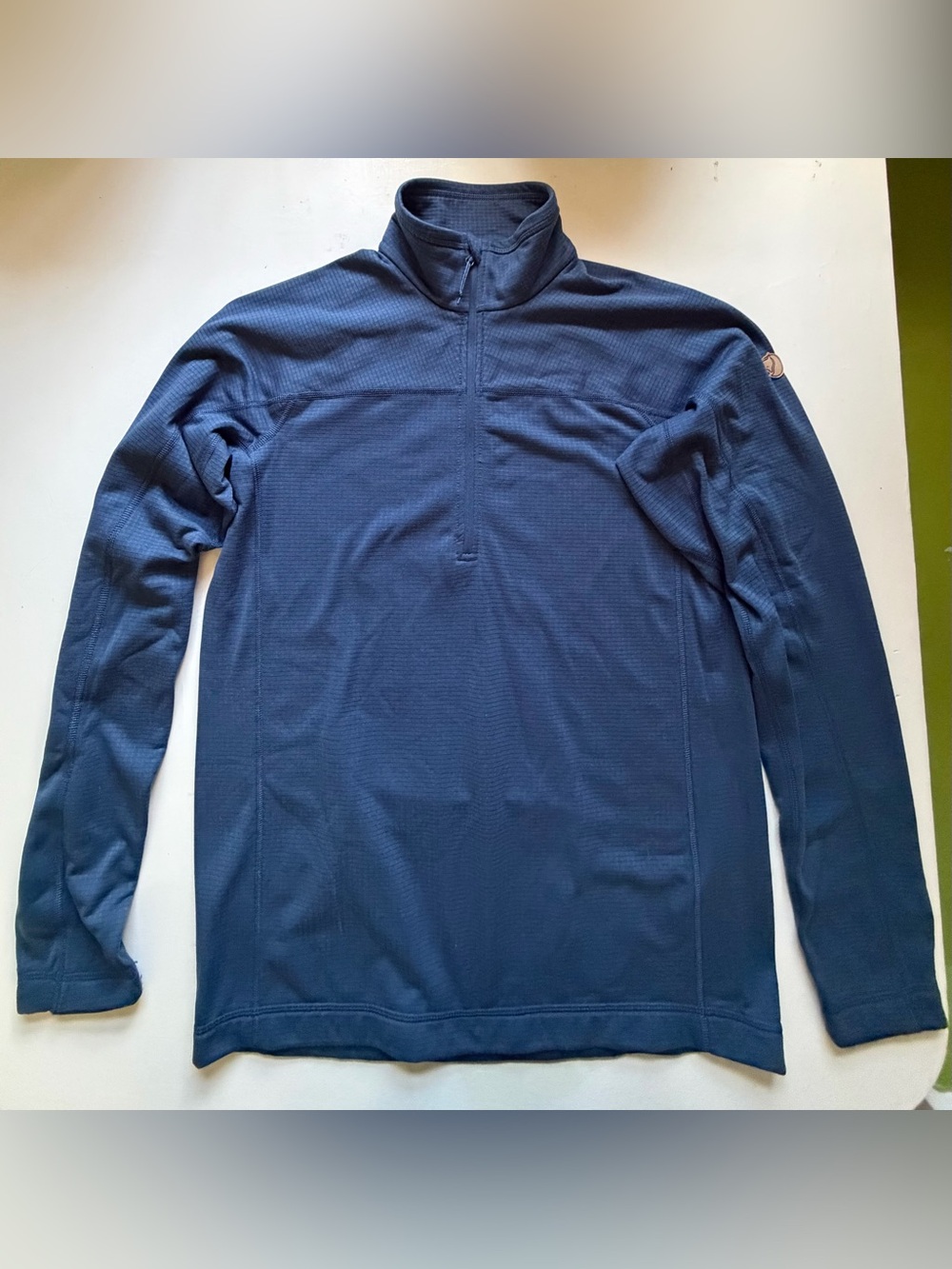 Fjallraven Abisko Lite Fleece Half Zip Small Indigo Blue